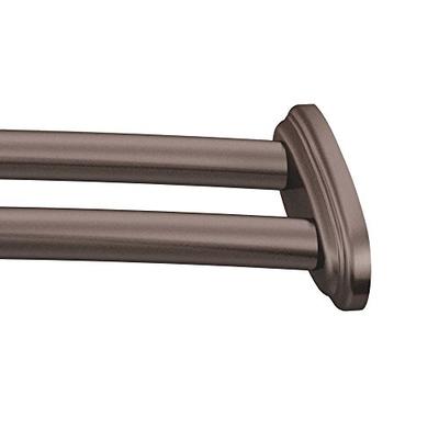 Moen DN2141OWB Adjustable Double Curved Shower Rod, Old World Bronze