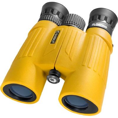BARSKA 10x30 WP Floatmaster Binoculars (Blue Lens, Yellow)