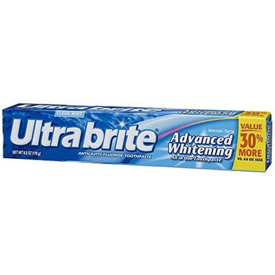 Colgate Palmolive Ultrabrite Advanced Whitening Toothpaste, 6 Ounce - 24 per case.