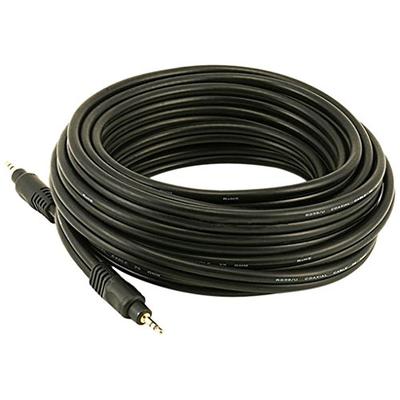 Monoprice 105581 25-Feet Premium Stereo Male to Stereo Male 22AWG Audio Cable - Black