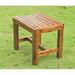 Millwood Pines Resaca Wooden Picnic Outdoor Bench Wood/Natural Hardwoods in Brown/White | 17 H x 22 W x 16 D in | Wayfair