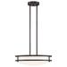 Winston Porter Capra 1 - Light Single Drum LED Pendant, Crystal in Brown | 13 H x 16 W x 16 D in | Wayfair 5B6294095E7445649BE4FD1507BA8737