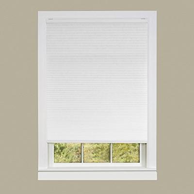 Achim Home Furnishings Honeycomb Pleated Cordless Window Shade, 39 by 64-Inch, White