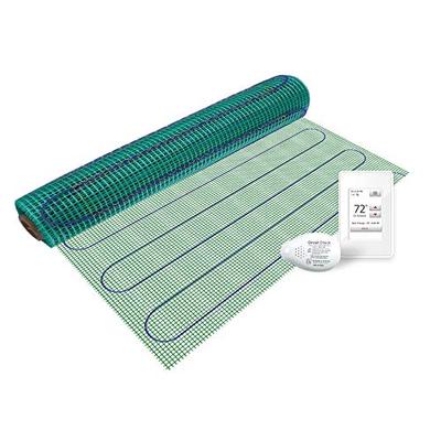 WarmlyYours TRT120-KIT-OT-3.0x02 Tempzone Easy Electric Floor Heating Mat Kit, 6 sq. ft, Touch Scree