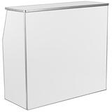 Flash Furniture 4' White Laminate Foldable Bar screenshot. Dining Room Furniture directory of Furniture.