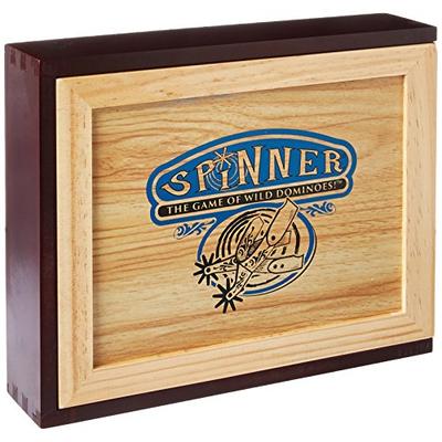 Spinner: The Game of Wild Dominoes (Wooden Box)