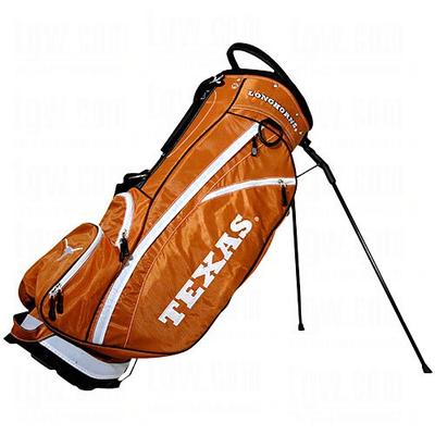 Team Golf NCAA Texas Longhorns Fairway Golf Stand Bag, Lightweight, 14-way Top, Spring Action Stand,