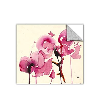 ArtWall Appealz Karin Johanneson Removable Graphic Wall Art, 18 by 18-Inch, Orchids I