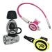 Palantic AS105 YOKE/SCAS2061 Travel Lite Regulator & Octopus Combo, Pink(01)