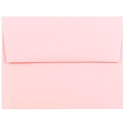 JAM PAPER A2 Premium Invitation Envelopes - 4 3/8 x 5 3/4 - Baby Pink - Bulk 250/Box