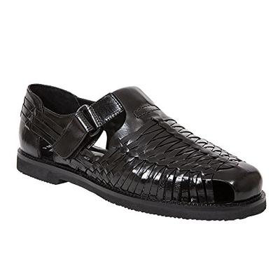 Deer Stags Men's Bamboo 2 Black Leather 12 M US